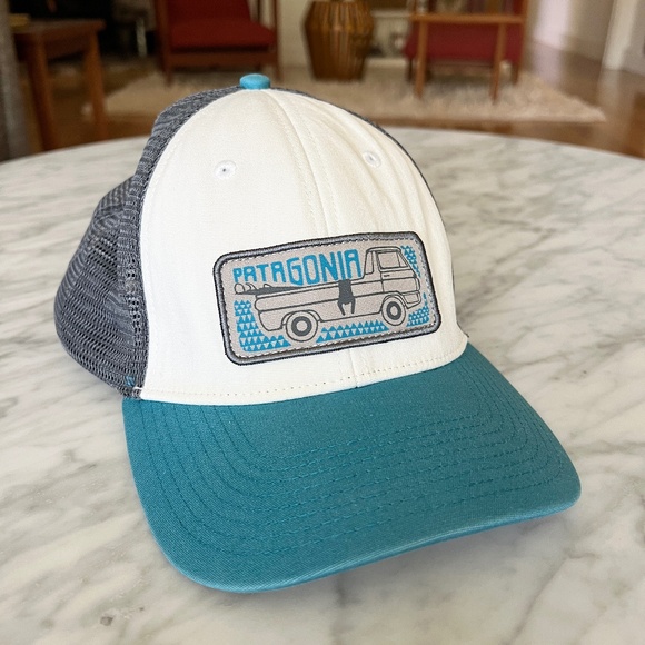 Patagonia Pickup Lines Snap Back Surfer Trucker Hat / Cap - Picture 1 of 9